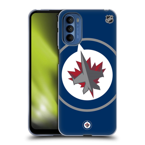 NHL Winnipeg Jets Oversized Soft Gel Case for Motorola Moto G41