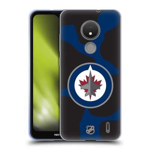 NHL Winnipeg Jets Cow Pattern Soft Gel Case for Nokia C21