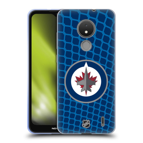NHL Winnipeg Jets Net Pattern Soft Gel Case for Nokia C21