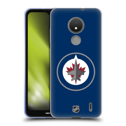 NHL Winnipeg Jets Plain Soft Gel Case for Nokia C21