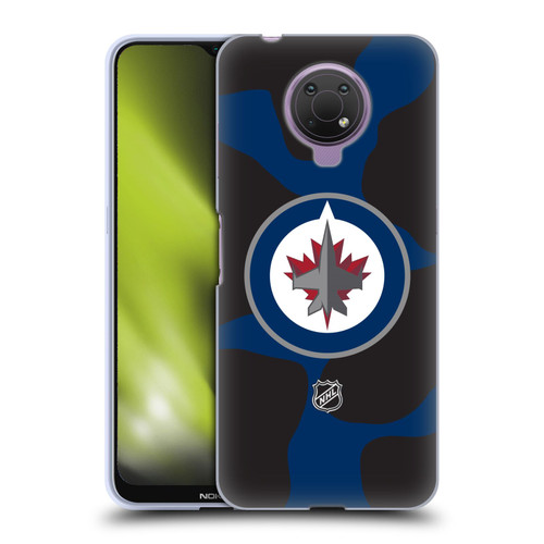 NHL Winnipeg Jets Cow Pattern Soft Gel Case for Nokia G10