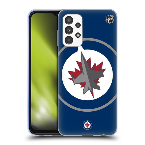 NHL Winnipeg Jets Oversized Soft Gel Case for Samsung Galaxy A13 (2022)