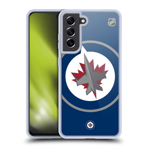 NHL Winnipeg Jets Oversized Soft Gel Case for Samsung Galaxy S21 FE 5G