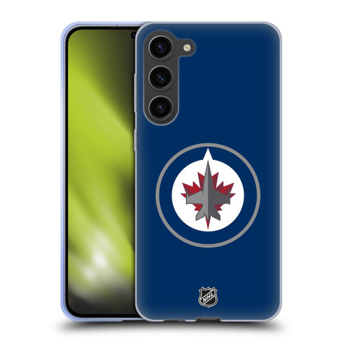 NHL Winnipeg Jets Plain Soft Gel Case for Samsung Galaxy S23+ 5G