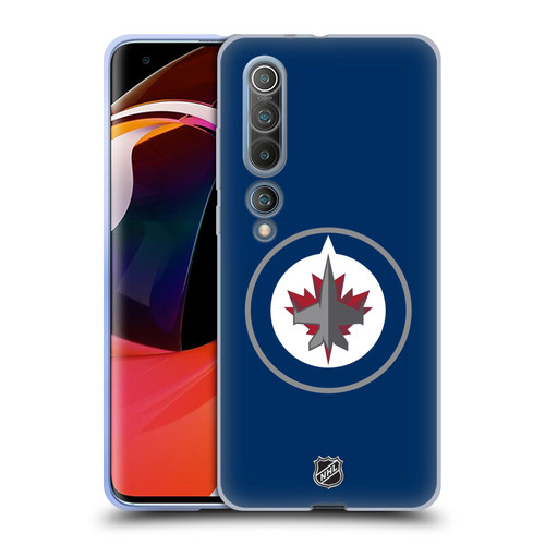 NHL Winnipeg Jets Plain Soft Gel Case for Xiaomi Mi 10 5G / Mi 10 Pro 5G