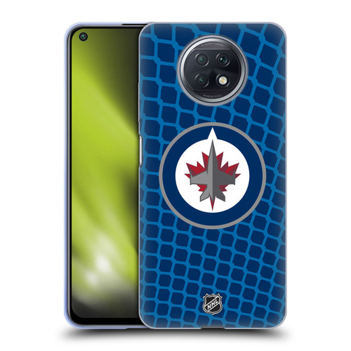 NHL Winnipeg Jets Net Pattern Soft Gel Case for Xiaomi Redmi Note 9T 5G
