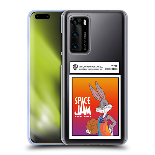 Space Jam: A New Legacy Graphics Bugs Bunny Card Soft Gel Case for Huawei P40 5G