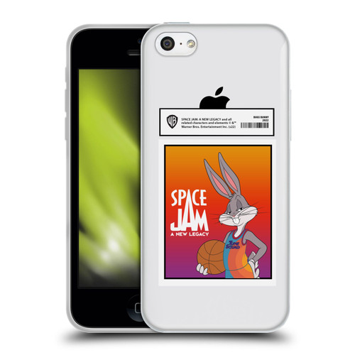 Space Jam: A New Legacy Graphics Bugs Bunny Card Soft Gel Case for Apple iPhone 5c