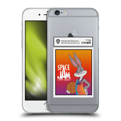 Space Jam: A New Legacy Graphics Bugs Bunny Card Soft Gel Case for Apple iPhone 6 / iPhone 6s
