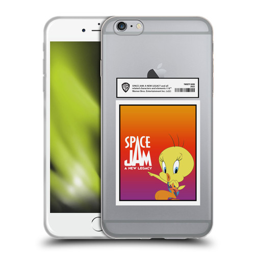 Space Jam: A New Legacy Graphics Tweety Bird Card Soft Gel Case for Apple iPhone 6 Plus / iPhone 6s Plus