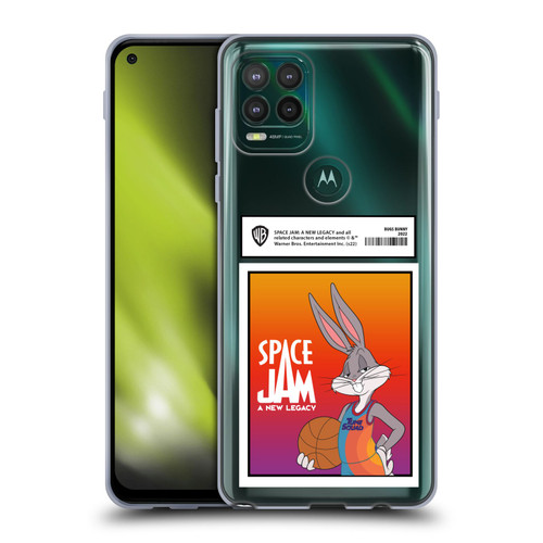Space Jam: A New Legacy Graphics Bugs Bunny Card Soft Gel Case for Motorola Moto G Stylus 5G 2021