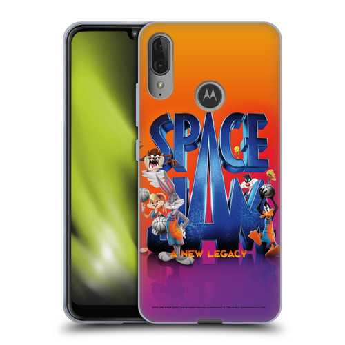 Space Jam: A New Legacy Graphics Poster Soft Gel Case for Motorola Moto E6 Plus