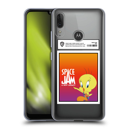 Space Jam: A New Legacy Graphics Tweety Bird Card Soft Gel Case for Motorola Moto E6 Plus