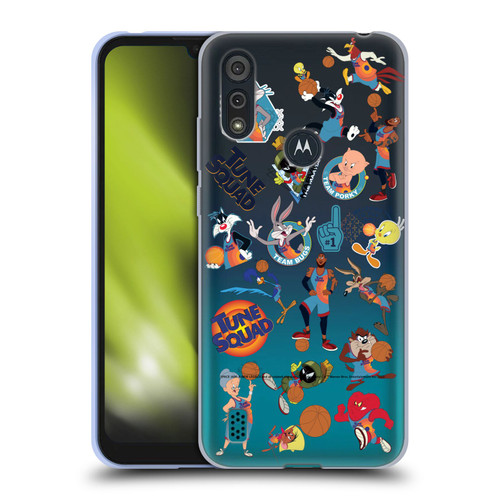 Space Jam: A New Legacy Graphics Squad Soft Gel Case for Motorola Moto E6s (2020)