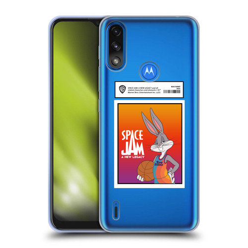 Space Jam: A New Legacy Graphics Bugs Bunny Card Soft Gel Case for Motorola Moto E7 Power / Moto E7i Power