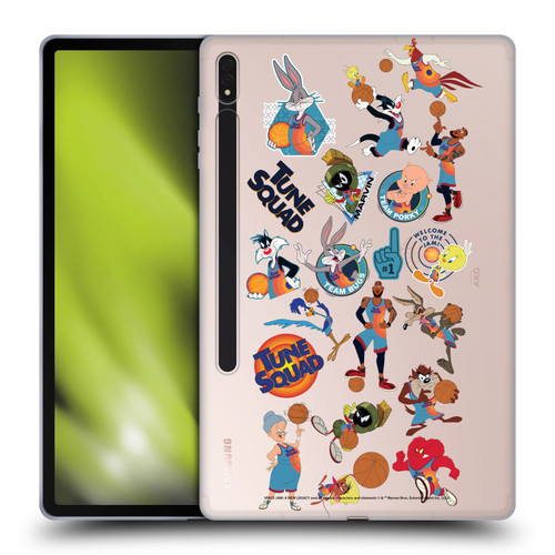 Space Jam: A New Legacy Graphics Squad Soft Gel Case for Samsung Galaxy Tab S8 Plus