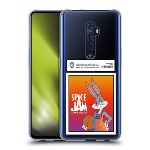Space Jam: A New Legacy Graphics Bugs Bunny Card Soft Gel Case for OPPO Reno 2