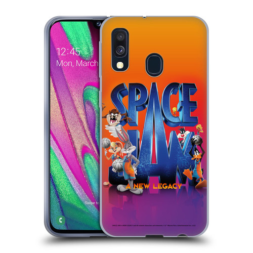 Space Jam: A New Legacy Graphics Poster Soft Gel Case for Samsung Galaxy A40 (2019)