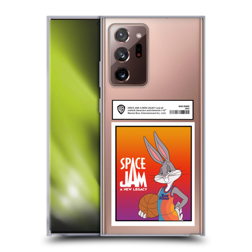 Space Jam: A New Legacy Graphics Bugs Bunny Card Soft Gel Case for Samsung Galaxy Note20 Ultra / 5G