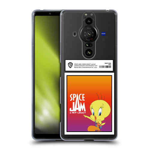 Space Jam: A New Legacy Graphics Tweety Bird Card Soft Gel Case for Sony Xperia Pro-I