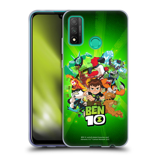 Ben 10: Animated Series Graphics Character Art Soft Gel Case for Huawei P Smart (2020)