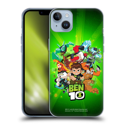 Ben 10: Animated Series Graphics Character Art Soft Gel Case for Apple iPhone 14 Plus