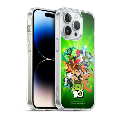 Ben 10: Animated Series Graphics Character Art Soft Gel Case for Apple iPhone 14 Pro & MagSafe