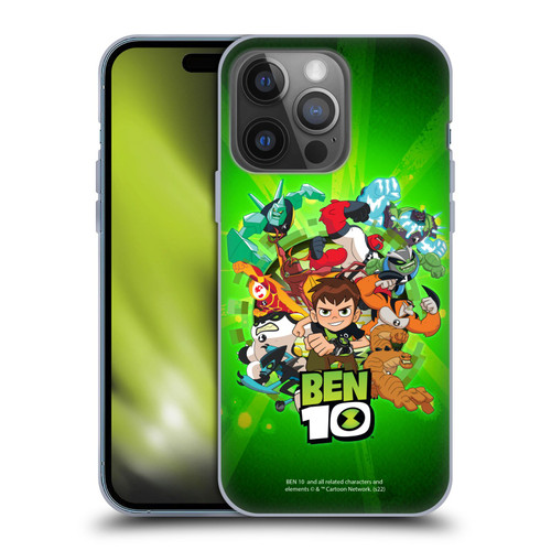 Ben 10: Animated Series Graphics Character Art Soft Gel Case for Apple iPhone 14 Pro
