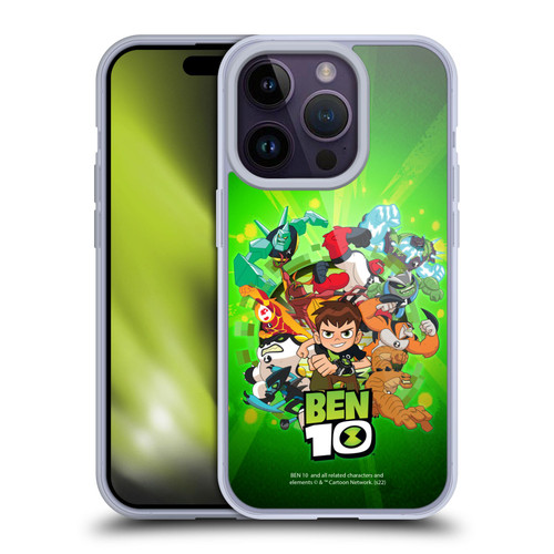 Ben 10: Animated Series Graphics Character Art Soft Gel Case for Apple iPhone 14 Pro