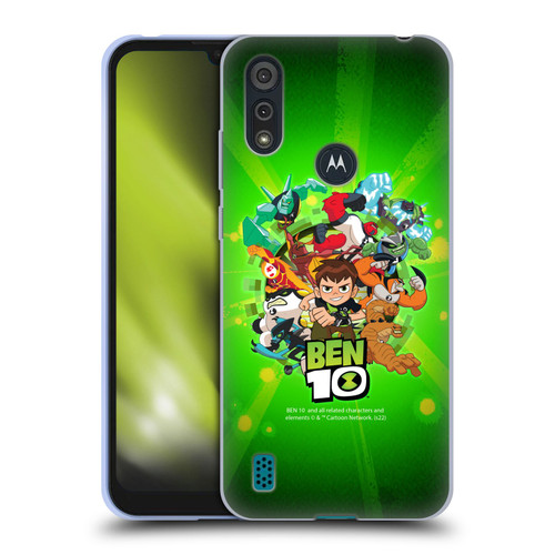 Ben 10: Animated Series Graphics Character Art Soft Gel Case for Motorola Moto E6s (2020)
