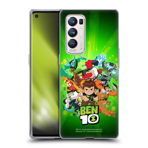 Ben 10: Animated Series Graphics Character Art Soft Gel Case for OPPO Find X3 Neo / Reno5 Pro+ 5G