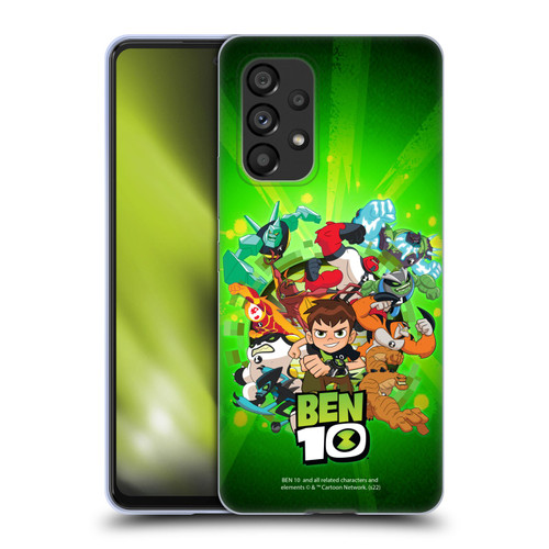 Ben 10: Animated Series Graphics Character Art Soft Gel Case for Samsung Galaxy A53 5G (2022)
