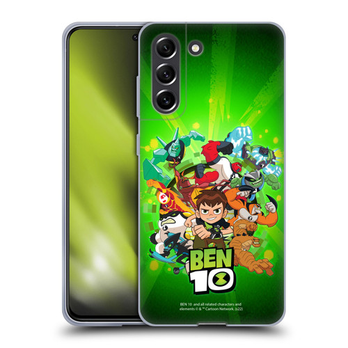 Ben 10: Animated Series Graphics Character Art Soft Gel Case for Samsung Galaxy S21 FE 5G