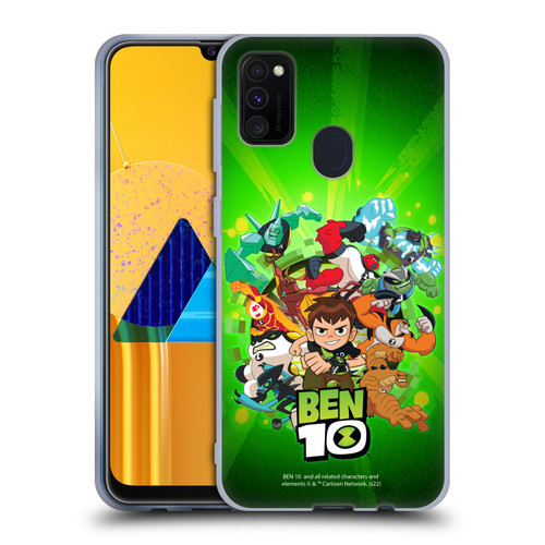Ben 10: Animated Series Graphics Character Art Soft Gel Case for Samsung Galaxy M30s (2019)/M21 (2020)