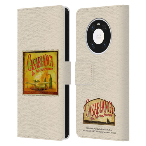Casablanca Graphics Poster Leather Book Wallet Case Cover For Huawei Mate 40 Pro 5G