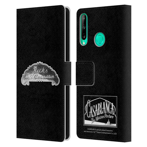 Casablanca Graphics Rick's Cafe Leather Book Wallet Case Cover For Huawei P40 lite E