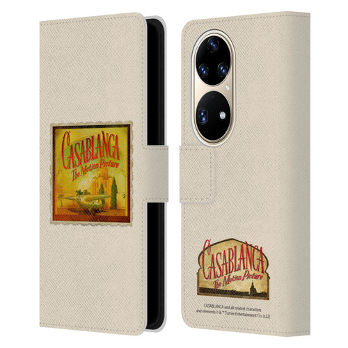 Casablanca Graphics Poster Leather Book Wallet Case Cover For Huawei P50 Pro