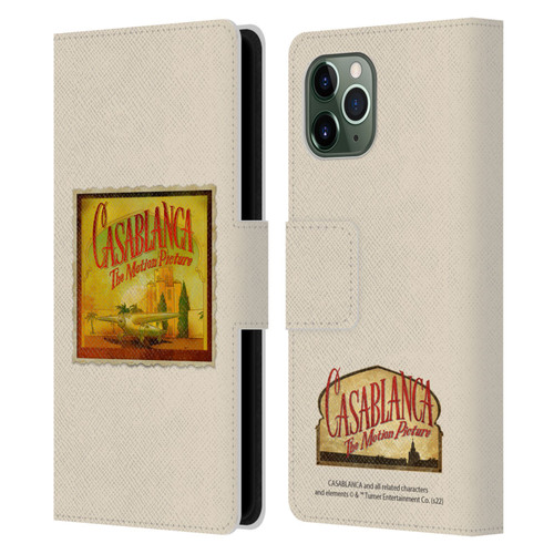 Casablanca Graphics Poster Leather Book Wallet Case Cover For Apple iPhone 11 Pro