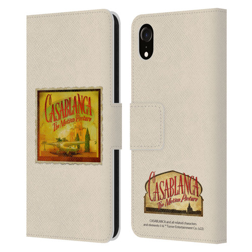 Casablanca Graphics Poster Leather Book Wallet Case Cover For Apple iPhone XR