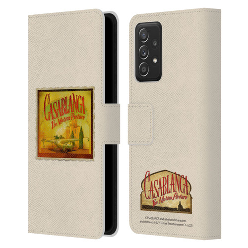 Casablanca Graphics Poster Leather Book Wallet Case Cover For Samsung Galaxy A52 / A52s / 5G (2021)