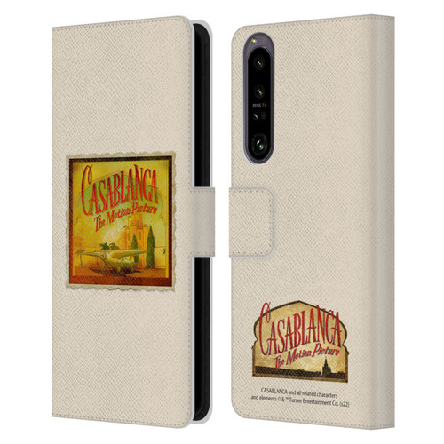 Casablanca Graphics Poster Leather Book Wallet Case Cover For Sony Xperia 1 IV