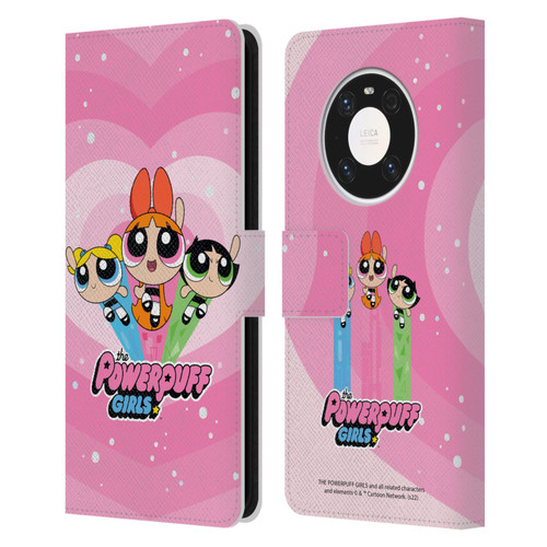 The Powerpuff Girls Graphics Group Leather Book Wallet Case Cover For Huawei Mate 40 Pro 5G