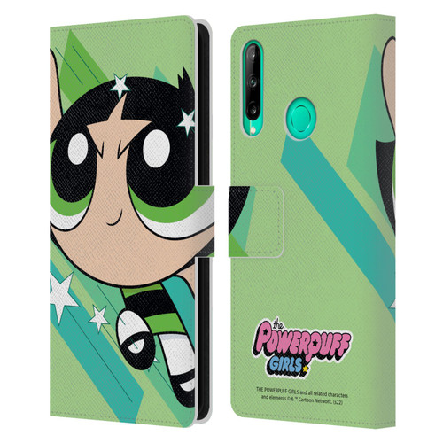 The Powerpuff Girls Graphics Buttercup Leather Book Wallet Case Cover For Huawei P40 lite E