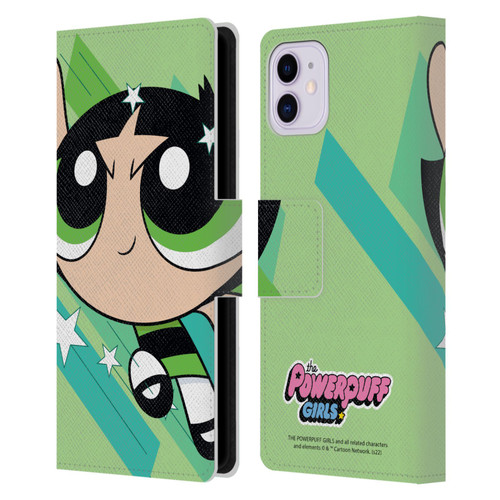 The Powerpuff Girls Graphics Buttercup Leather Book Wallet Case Cover For Apple iPhone 11