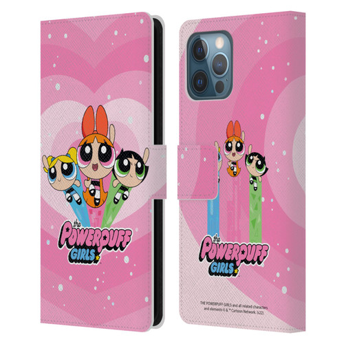 The Powerpuff Girls Graphics Group Leather Book Wallet Case Cover For Apple iPhone 12 Pro Max