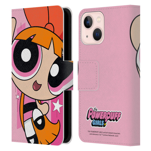 The Powerpuff Girls Graphics Blossom Leather Book Wallet Case Cover For Apple iPhone 13 Mini
