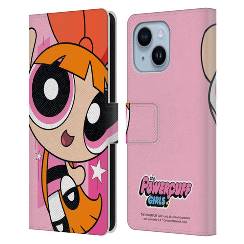 The Powerpuff Girls Graphics Blossom Leather Book Wallet Case Cover For Apple iPhone 14 Plus