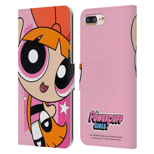 The Powerpuff Girls Graphics Blossom Leather Book Wallet Case Cover For Apple iPhone 7 Plus / iPhone 8 Plus