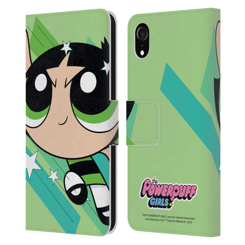 The Powerpuff Girls Graphics Buttercup Leather Book Wallet Case Cover For Apple iPhone XR