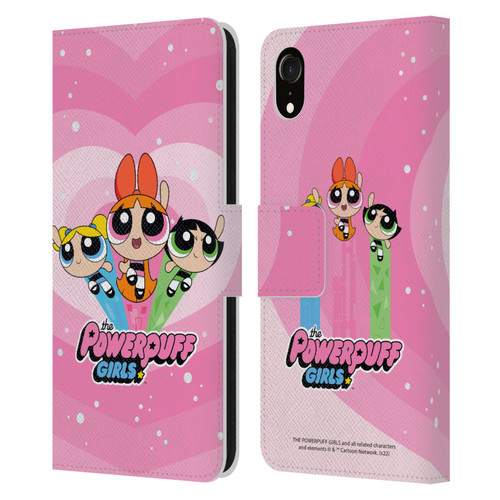 The Powerpuff Girls Graphics Group Leather Book Wallet Case Cover For Apple iPhone XR